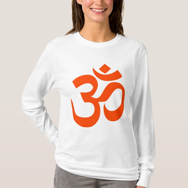 Spirituelles Om Symbol T-Shirt (Vorderseite)