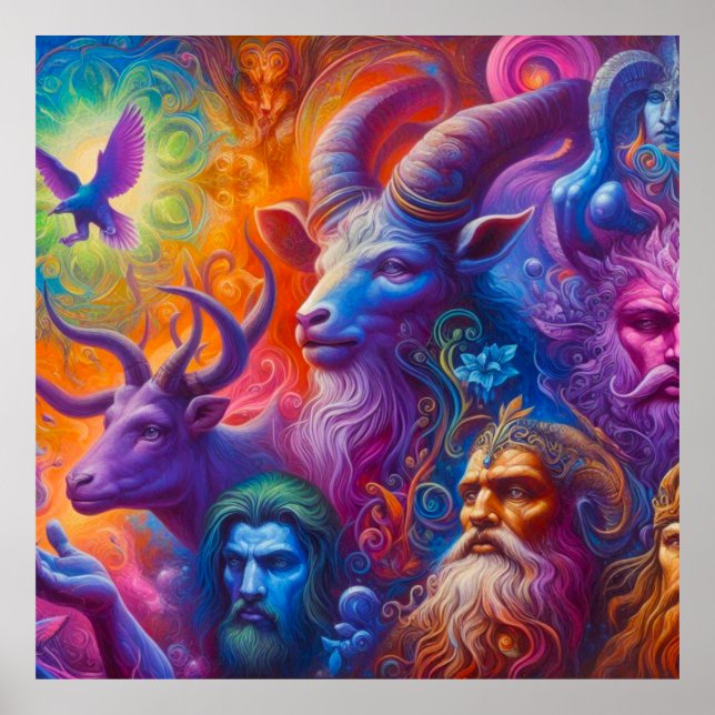 Spirituelles Poster & Prints (Vorne)