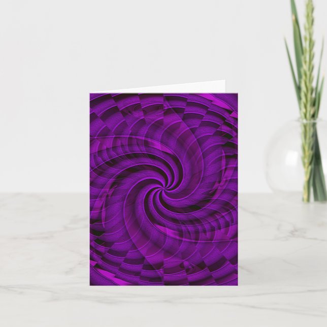 Spirituelles Swirling...... Karte (Vorderseite)