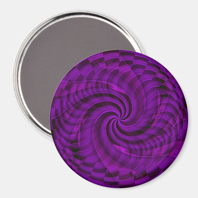 Spirituelles Swirling...... Magnet (Vorderseite/Rückseite)