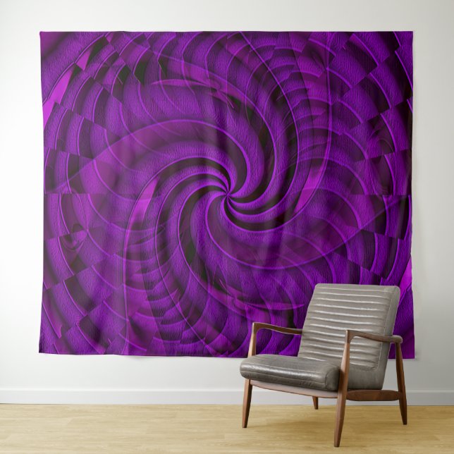 Spirituelles Swirling...... Wandteppich (Beispiel (Horizontal))