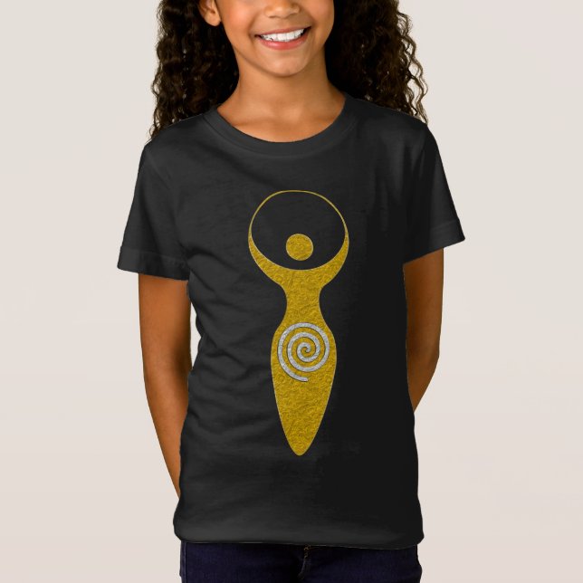 Spirituelles Symbol - Göttin der Erde Gaya 1 Flame T-Shirt (Vorderseite)