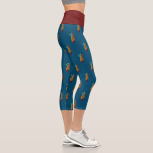 Spirituelles Symbol - Göttin der Erde Gaya 2 Capri Leggings