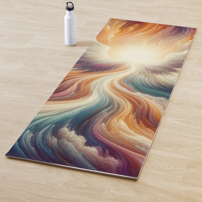 Spirituelles Wachstum Yogamatte (Beispiel)