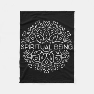 Spirituelles Wesen im Mandala-Yoga - 9-zackiger St Fleecedecke