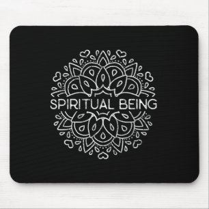 Spirituelles Wesen im Mandala-Yoga - 9-zackiger St Mousepad