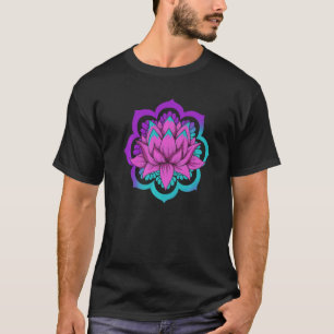 Spirituelles Yoga-Mandala Yogi Heilige Geometrie F T-Shirt