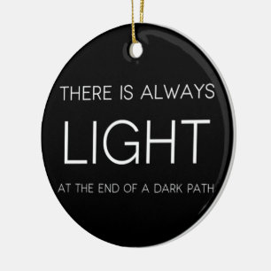 Spirituelles Zitat Keramik Ornament