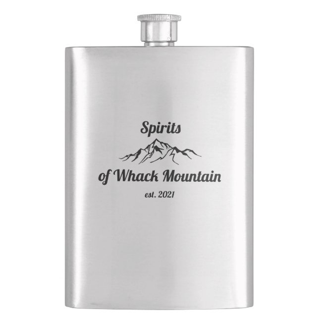 Spirituosen aus Whack Mountain Flask Flachmann (Vorderseite)
