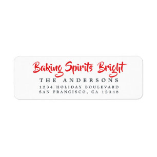 Spirituosen Backen Leuchtende Weihnachtsmarke