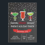 Spirituosen Bright Chalkboard Holiday Party Einladung<br><div class="desc">Spirituosen Bright Chalkboard Holiday Party</div>
