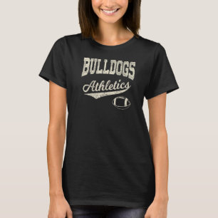 Spirituosen-Bulldogs High School Football athletic T-Shirt