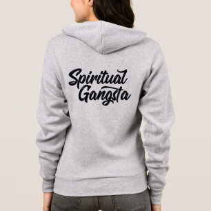 Spirituosen Gangsta Funny Yoga Zitat Hoodie