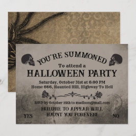 Spirituosen Halloween-Party Einladung