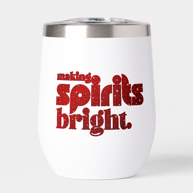 Spirituosen hell machen - Weihnachts Retro (Vorderseite)