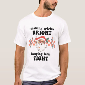 Spirituosen helle Behaltend Gesichter machen, die T-Shirt