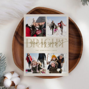 Spirituosen helle Beige Weihnachten Multi-Foto