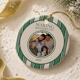 Spirituosen hellen 2 Foto Strip Holiday Keramik Ornament