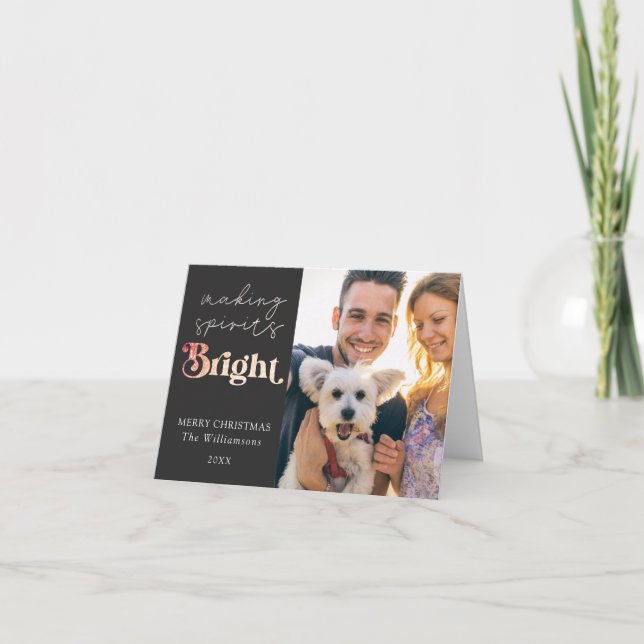 Spirituosen machen Bright 2 Foto Frohe Weihnachten