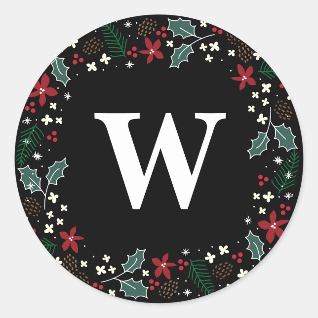 Spirituosen machen Helle Personalisierte Feiertage Runder Aufkleber (Vorderseite)