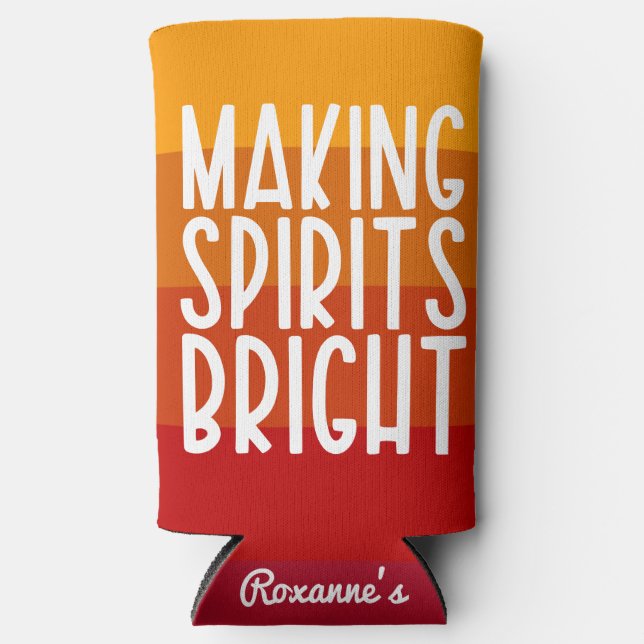 Spirituosen machen Helles Erntedank Party Selters Dosenkühler (Vorderseite)