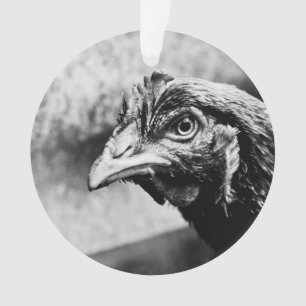 Spirituosen und Hühner Ornament