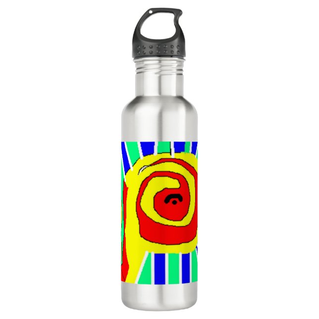 Spirituosenflasche Edelstahlflasche (Vorderseite)