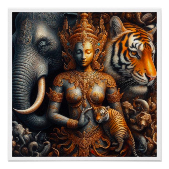 Spirituosentiger Poster (Vorderseite)