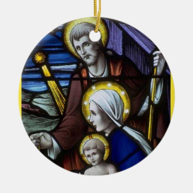 Spirituosenverzierung Keramikornament (Vorne)