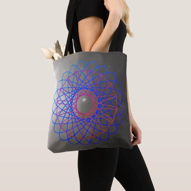 Spiro-Blume-Tote-Tasche (Von Nahem)
