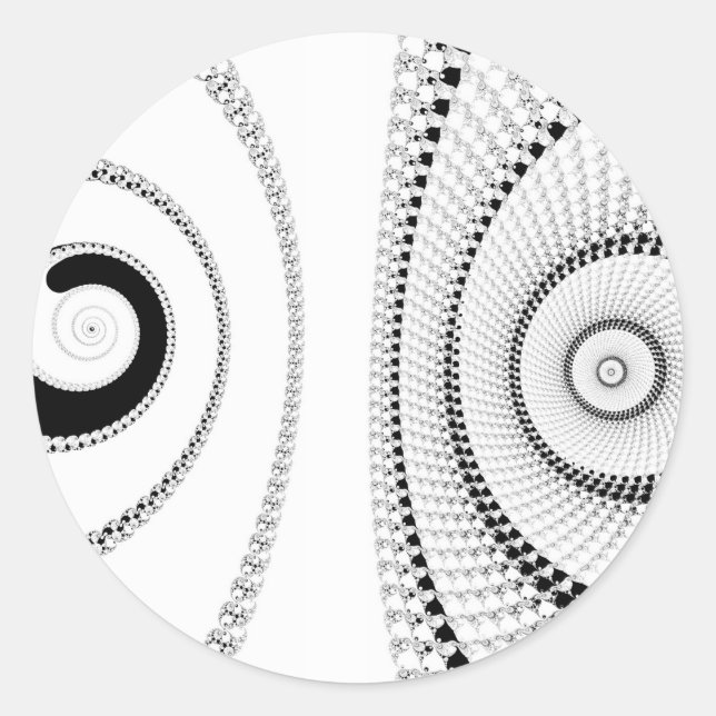Spirokleber Runder Aufkleber (Vorderseite)
