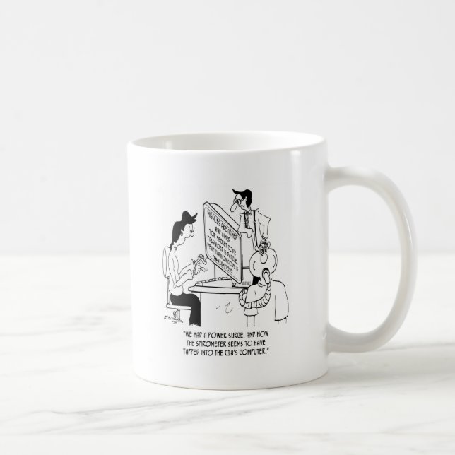 Spirometer-Cartoon 7314 Kaffeetasse (Rechts)