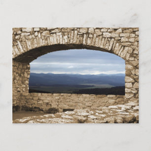 Spis Burg Größtes Schloss von Mitteleuropa Aussich Postkarte