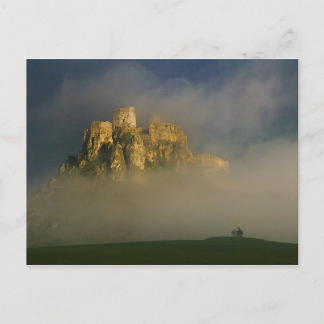 Spissky hrad in neist, Slowakei 2 Postkarte (Vorderseite)
