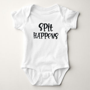 Spit Happens Funny Niedlich Baby Strampler