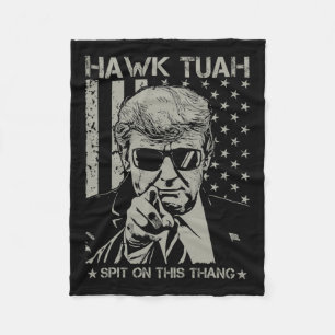 Spit über diesen Thang Funny Donald Trump 2024 Fleecedecke