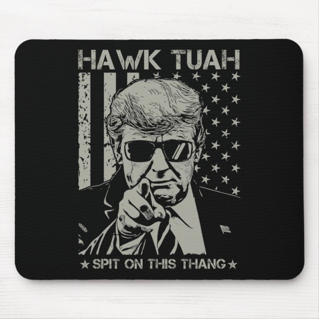 Spit über diesen Thang Funny Donald Trump 2024 Mousepad (Vorne)