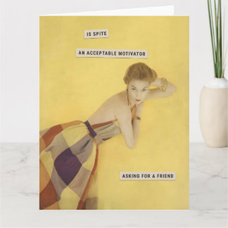 Spiteful Retro Housewife Karte