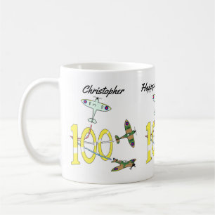 Spitfire 100. Geburtstag Kaffeetasse