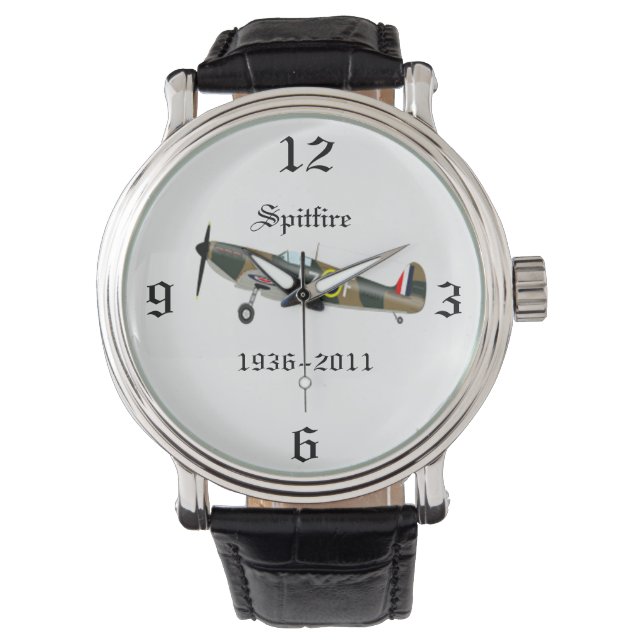 SPITFIRE 75. JAHRESGENTS VINTAGESTYLE WATCH ARMBANDUHR (Vorderseite)