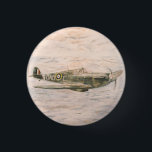 Spitfire-Abzeichen Button<br><div class="desc">Spitfire Round BadgeDesign von GJLC JACKCRISP STORE</div>
