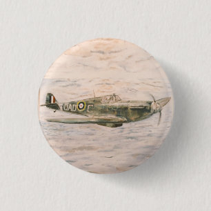 Spitfire-Abzeichen Button