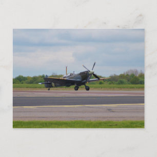 Spitfire auf der Rollbahn Postkarte