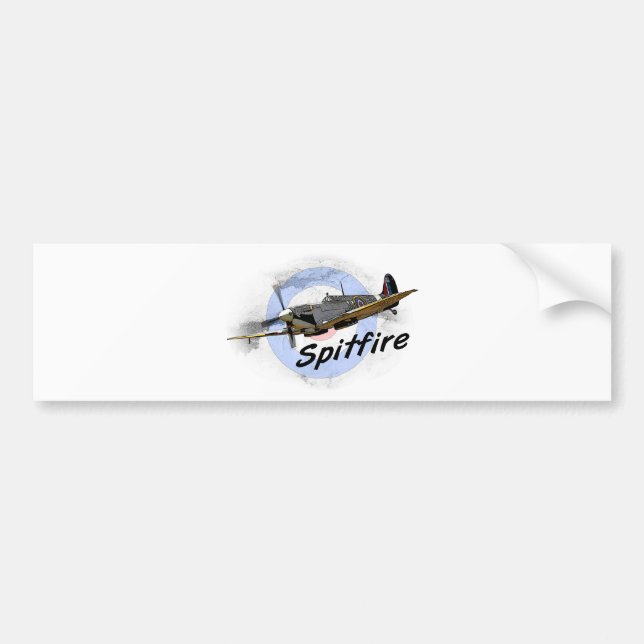 Spitfire Autoaufkleber (Vorne)