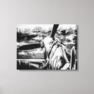 Spitfire bei Morgendämmerung Leinwanddruck