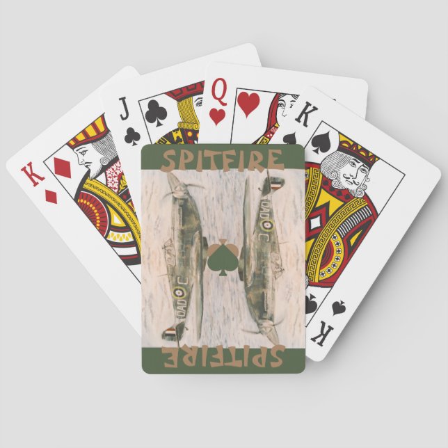 Spitfire Bicycle Playing Cards Spielkarten (Rückseite)