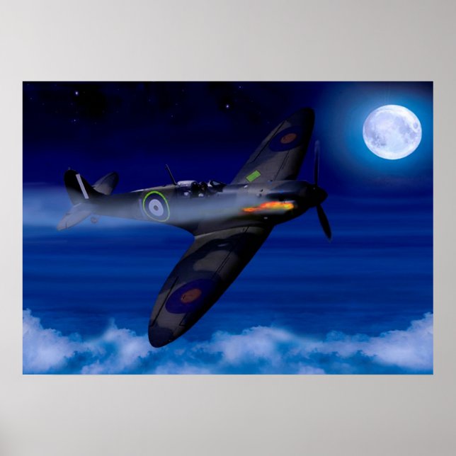 Spitfire Coming Zuhause Poster (Vorne)