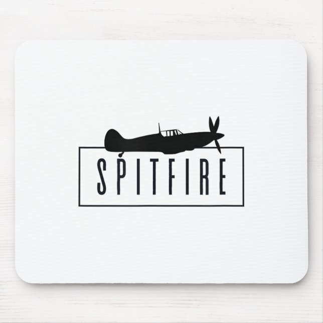 Spitfire, ein ikonisches britisches Kämpfer-Flugze Mousepad (Vorne)