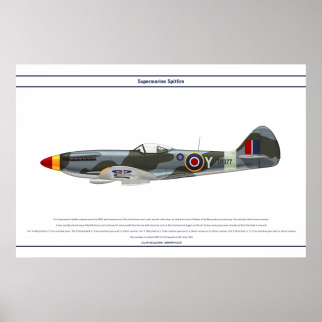 Spitfire GB 28 Sqn 1 Poster (Vorne)