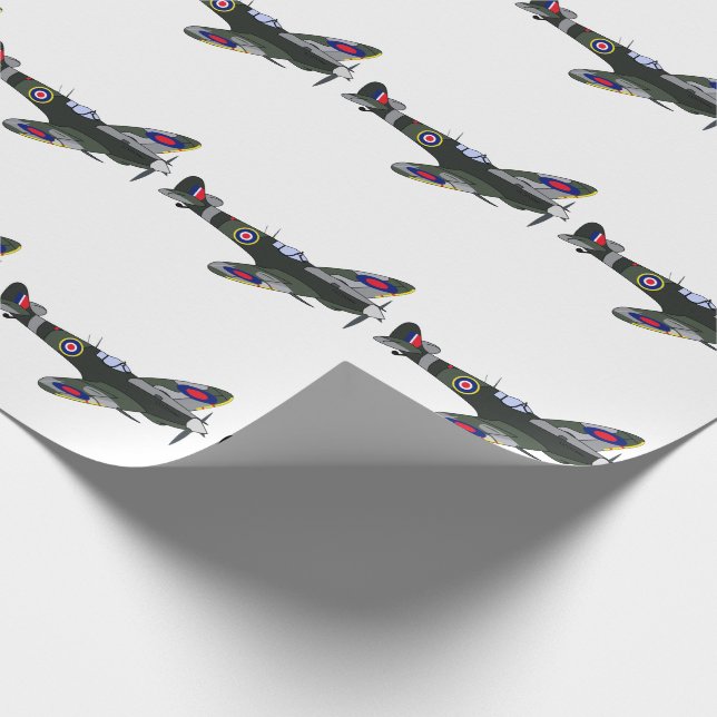 Spitfire Geschenkpapier (Ecke)